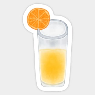 Orange Juice Sticker